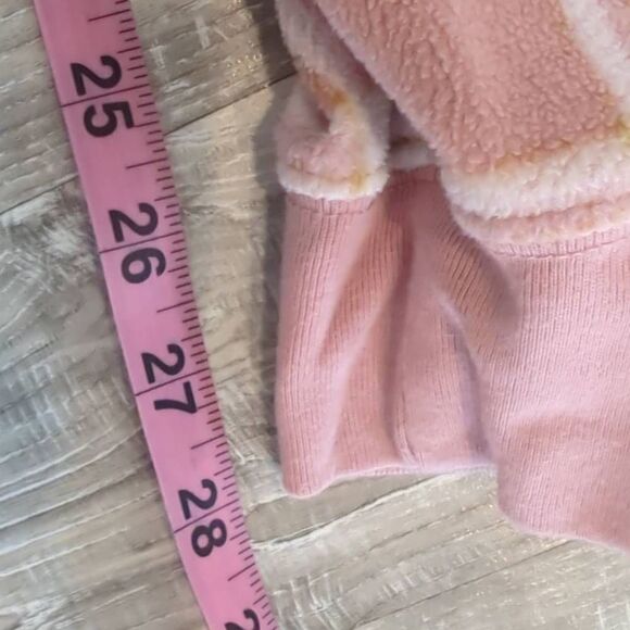 Aeropostale sweatpants women's large fleece style pink white drawstring soft - Picture 4 of 8